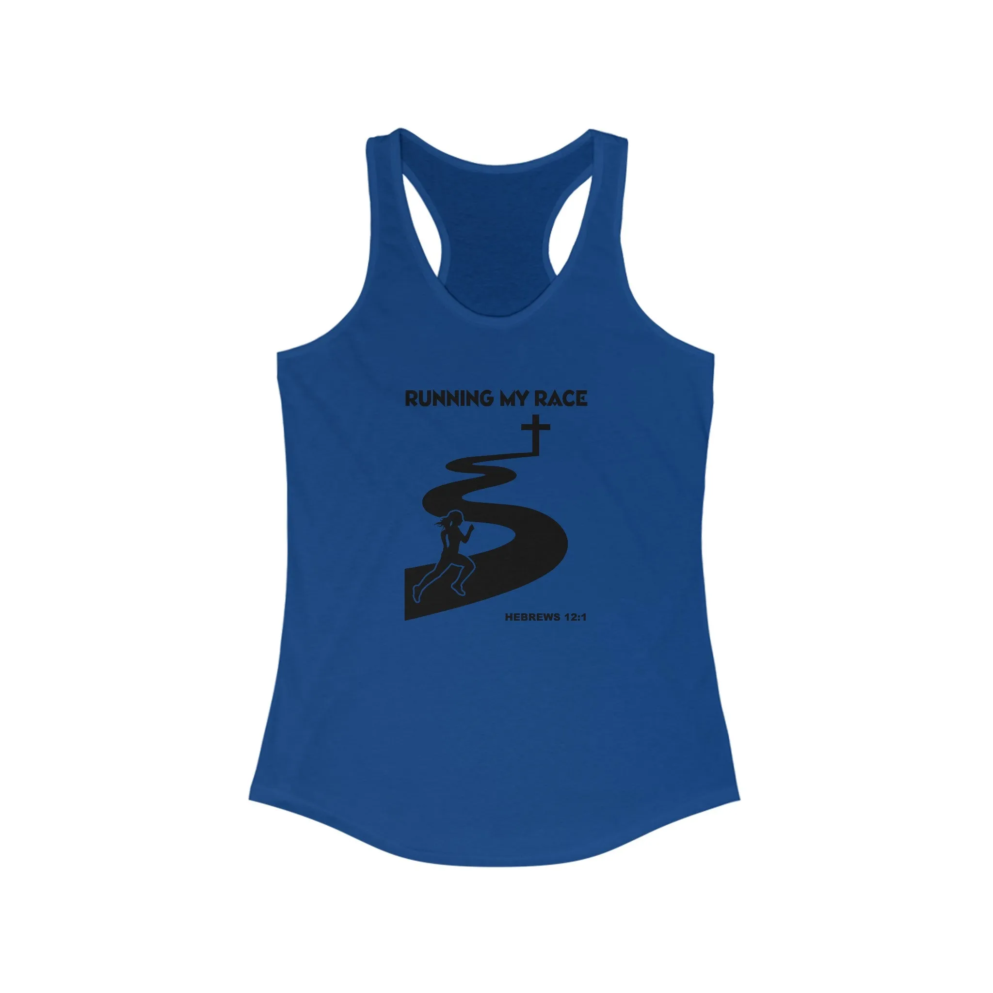 Running My Race Women's Racerback Tank