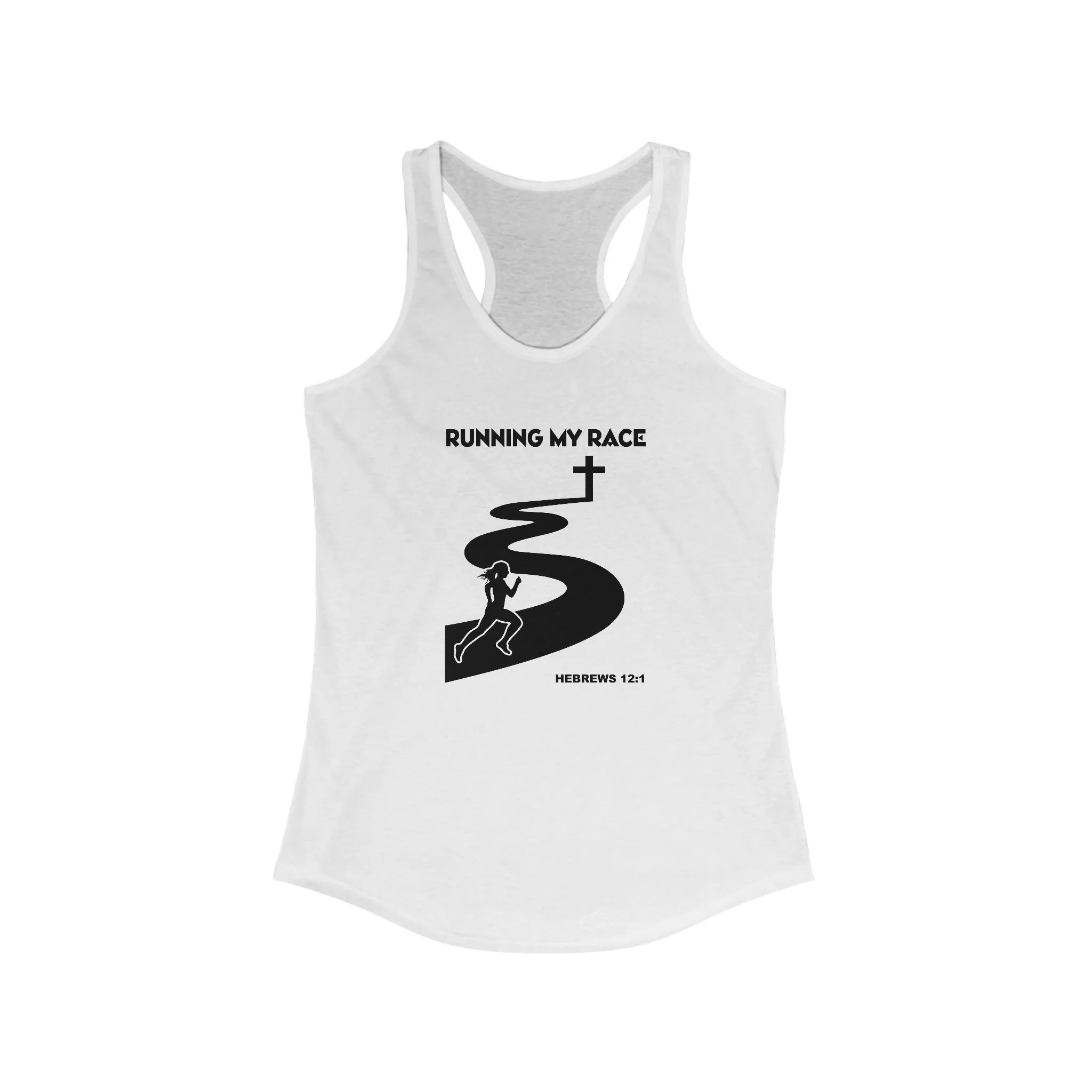 Running My Race Women's Racerback Tank