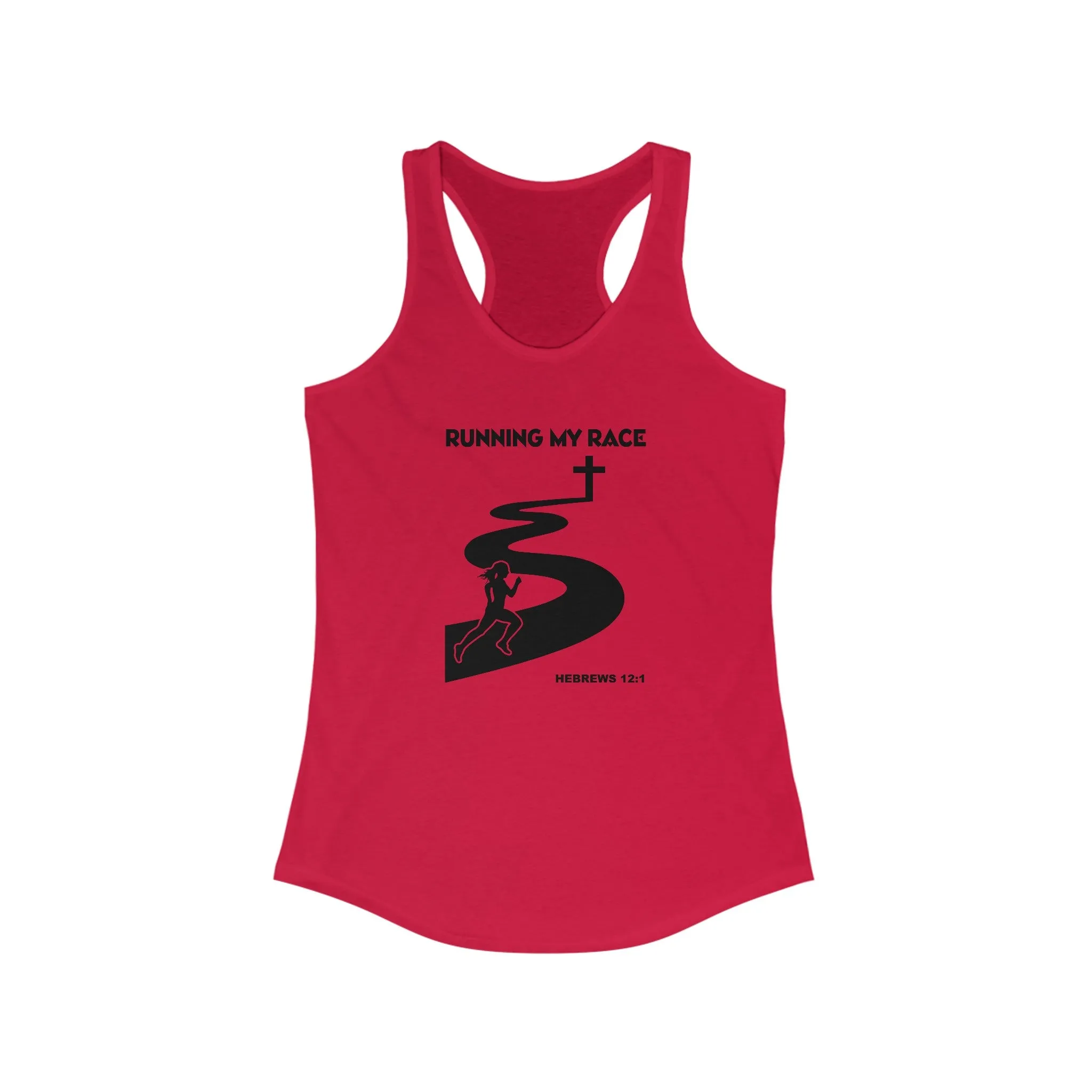 Running My Race Women's Racerback Tank