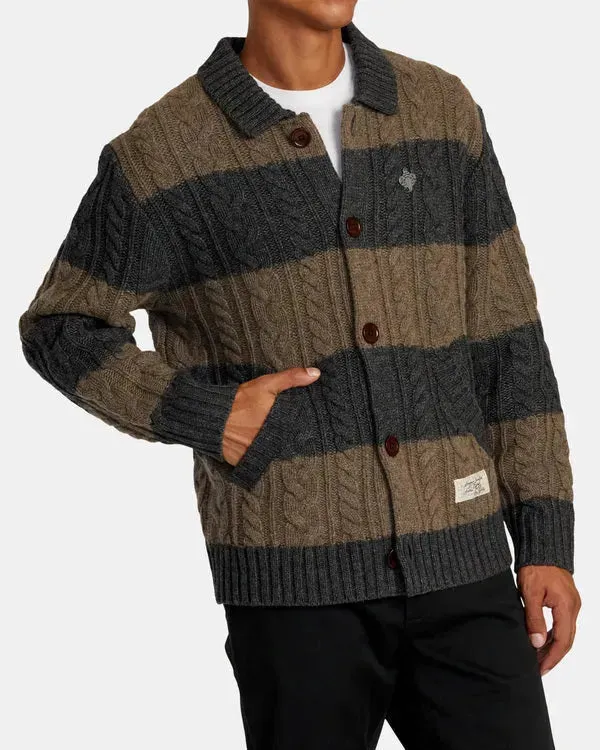 RVCA Men's Chefs Kiss Cardigan
