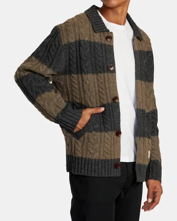 RVCA Men's Chefs Kiss Cardigan