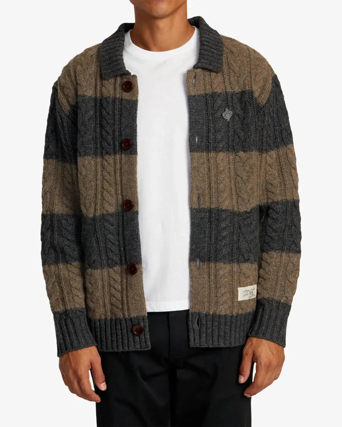 RVCA Men's Chefs Kiss Cardigan