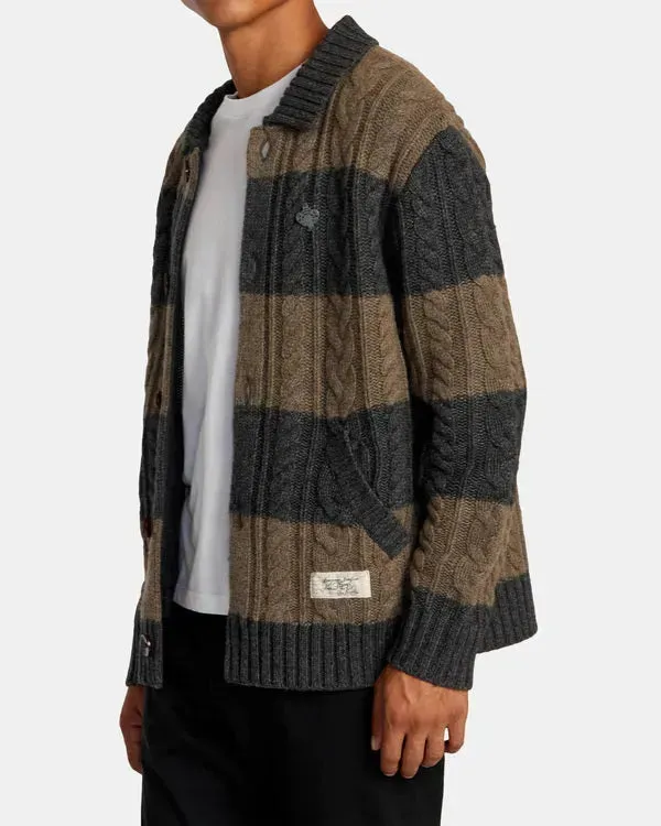 RVCA Men's Chefs Kiss Cardigan