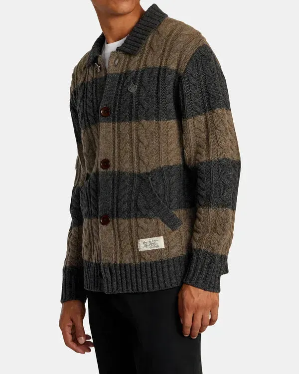 RVCA Men's Chefs Kiss Cardigan