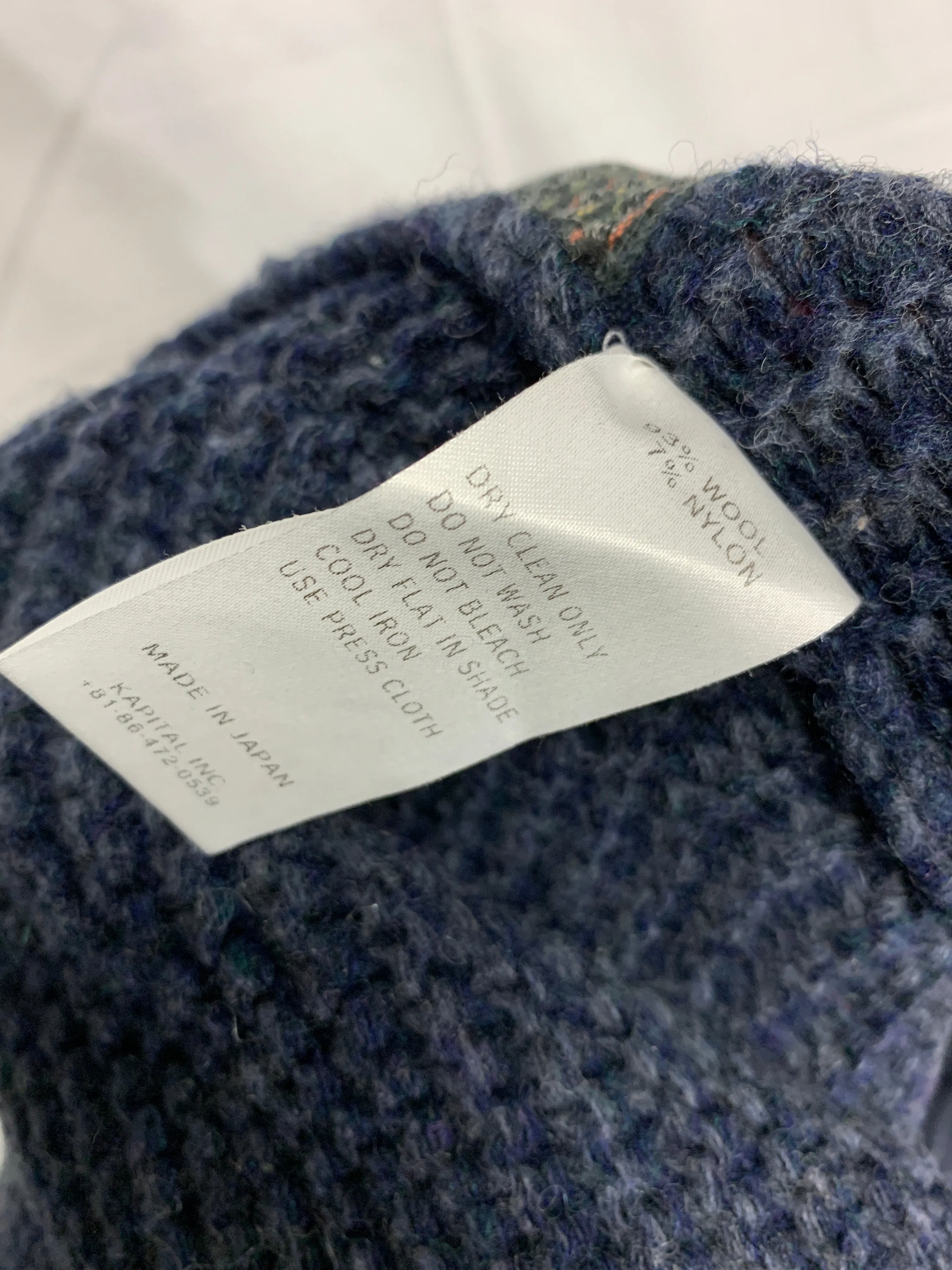 [S] Kapital Totem Potlach Wool Knit Cardigan Sweater
