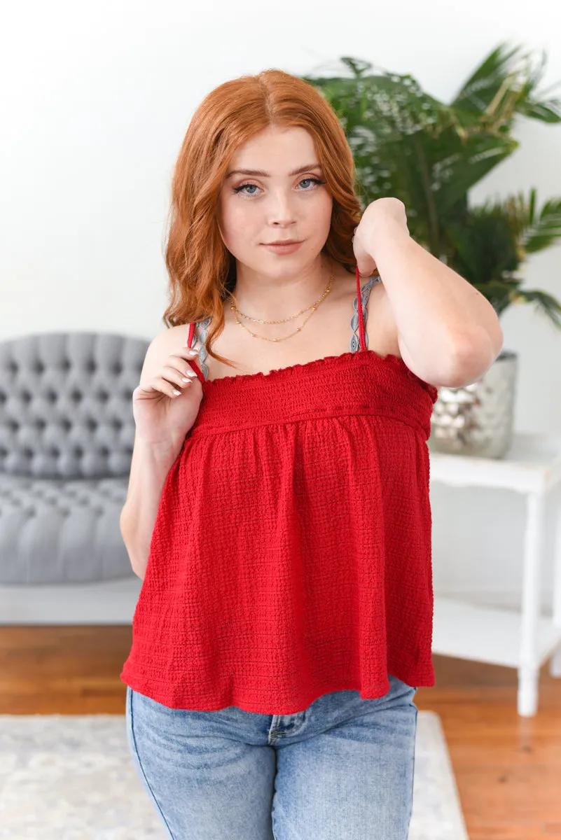 Sabrina Smocked Cami Top FINAL SALE