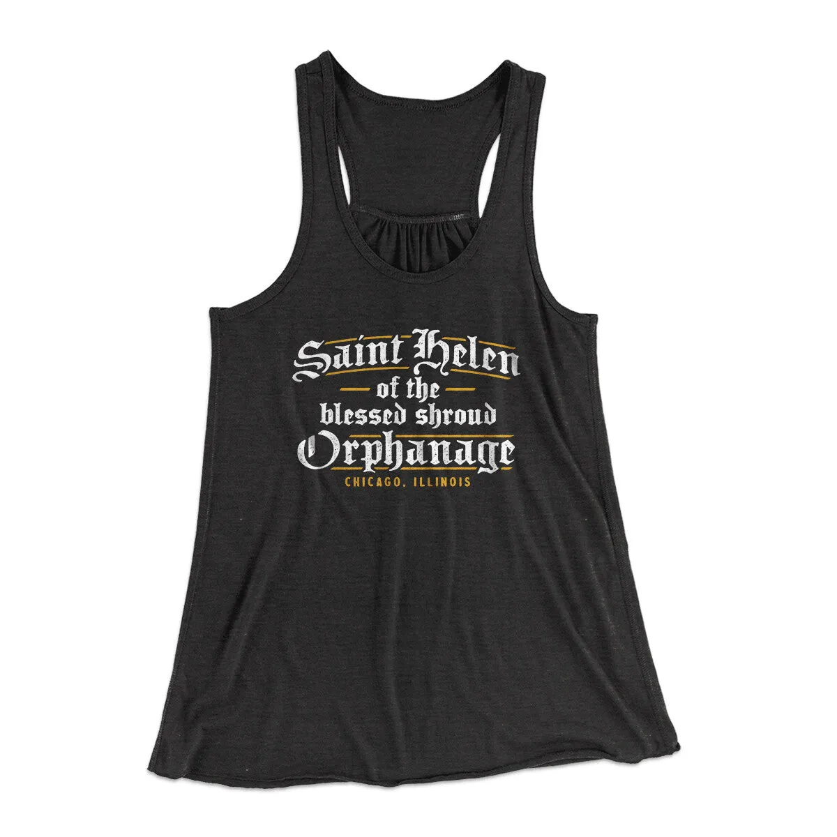 Saint Helen Of The Blessed Shroud Orphanage Women's Flowey Racerback Tank Top