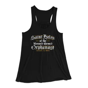 Saint Helen Of The Blessed Shroud Orphanage Women's Flowey Racerback Tank Top
