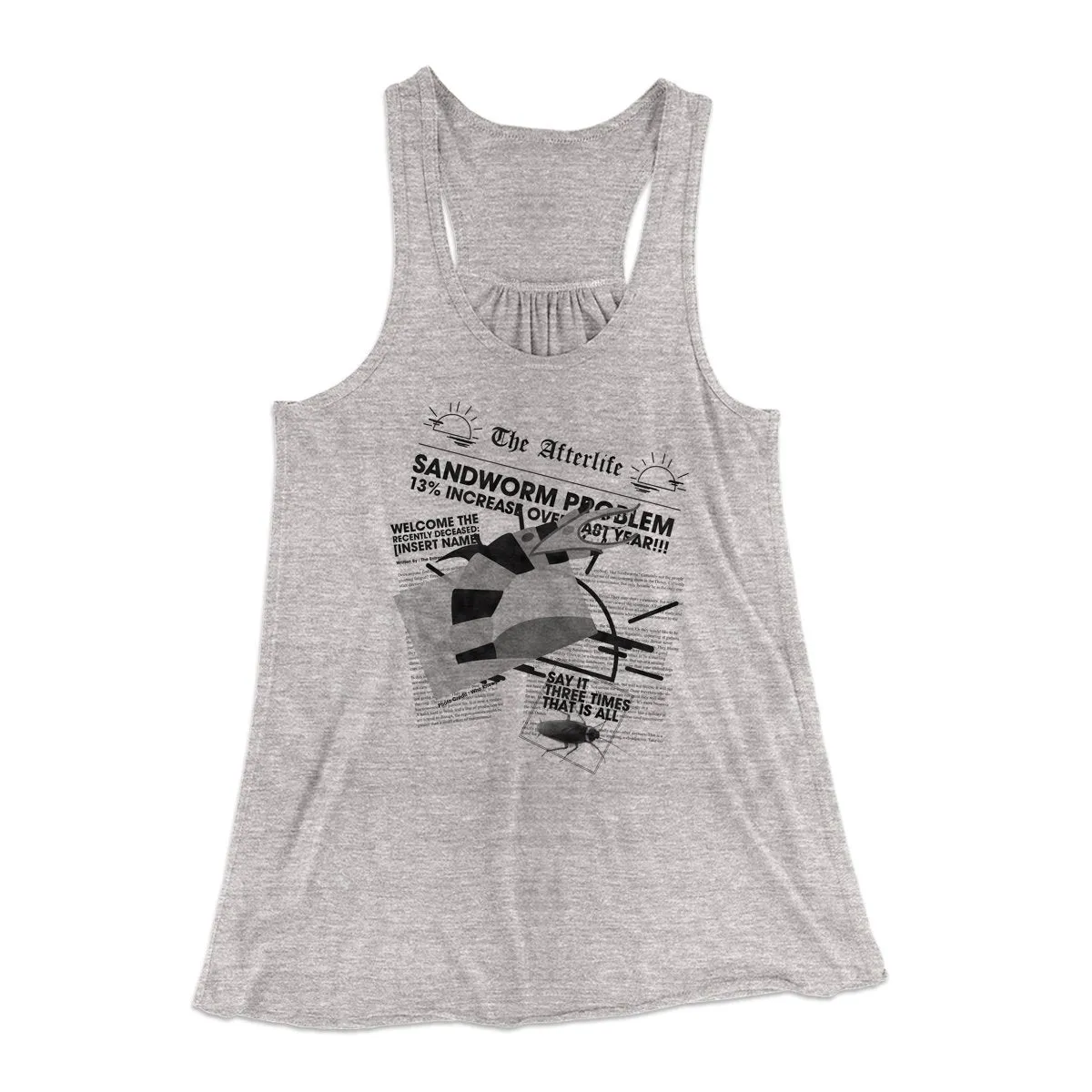 Sandworm Problem Increases Women's Flowey Tank Top