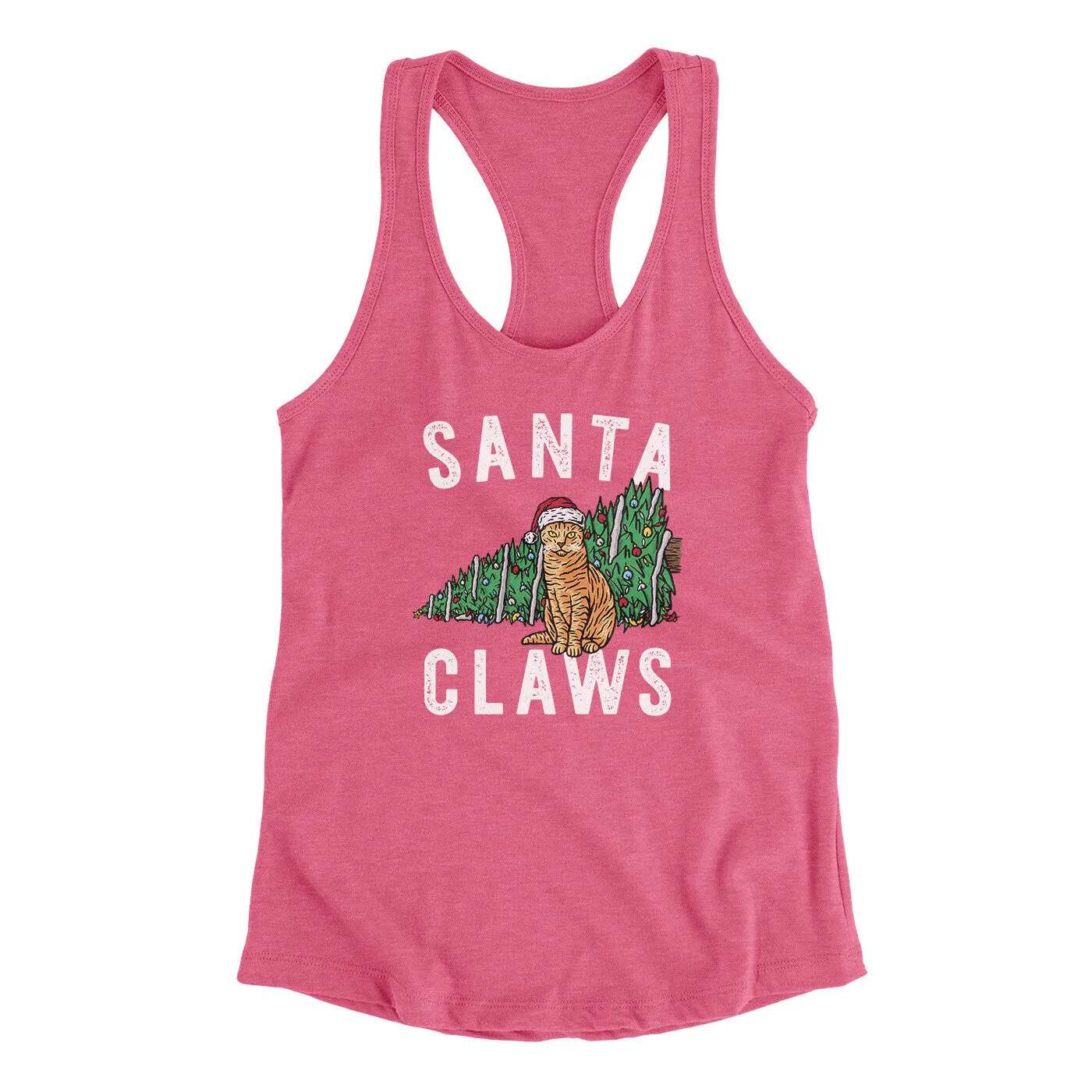 Santa Claws Women's Racerback Tank