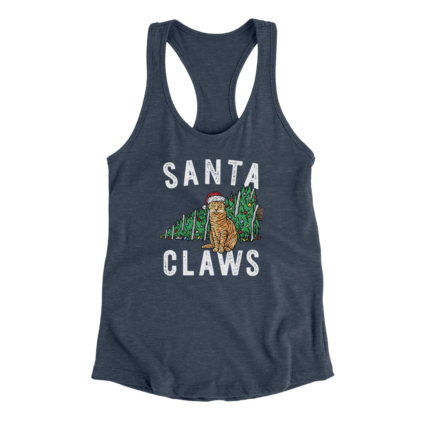 Santa Claws Women's Racerback Tank