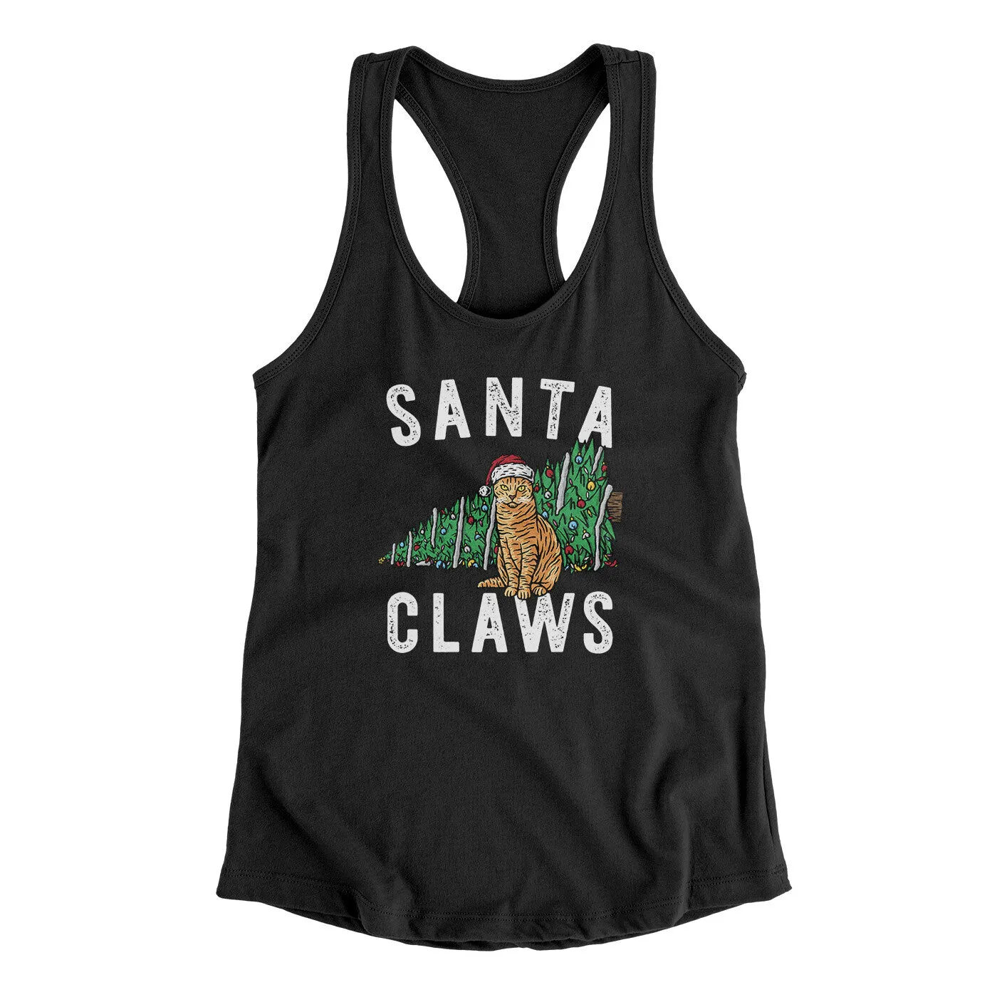Santa Claws Women's Racerback Tank