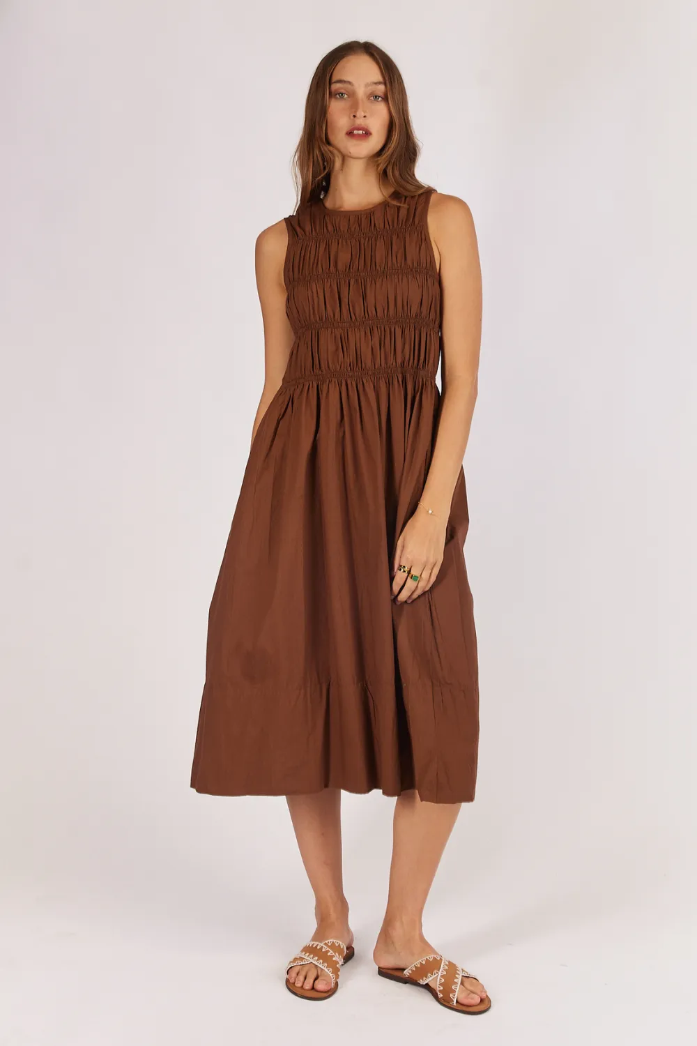 Savane Dress Brown