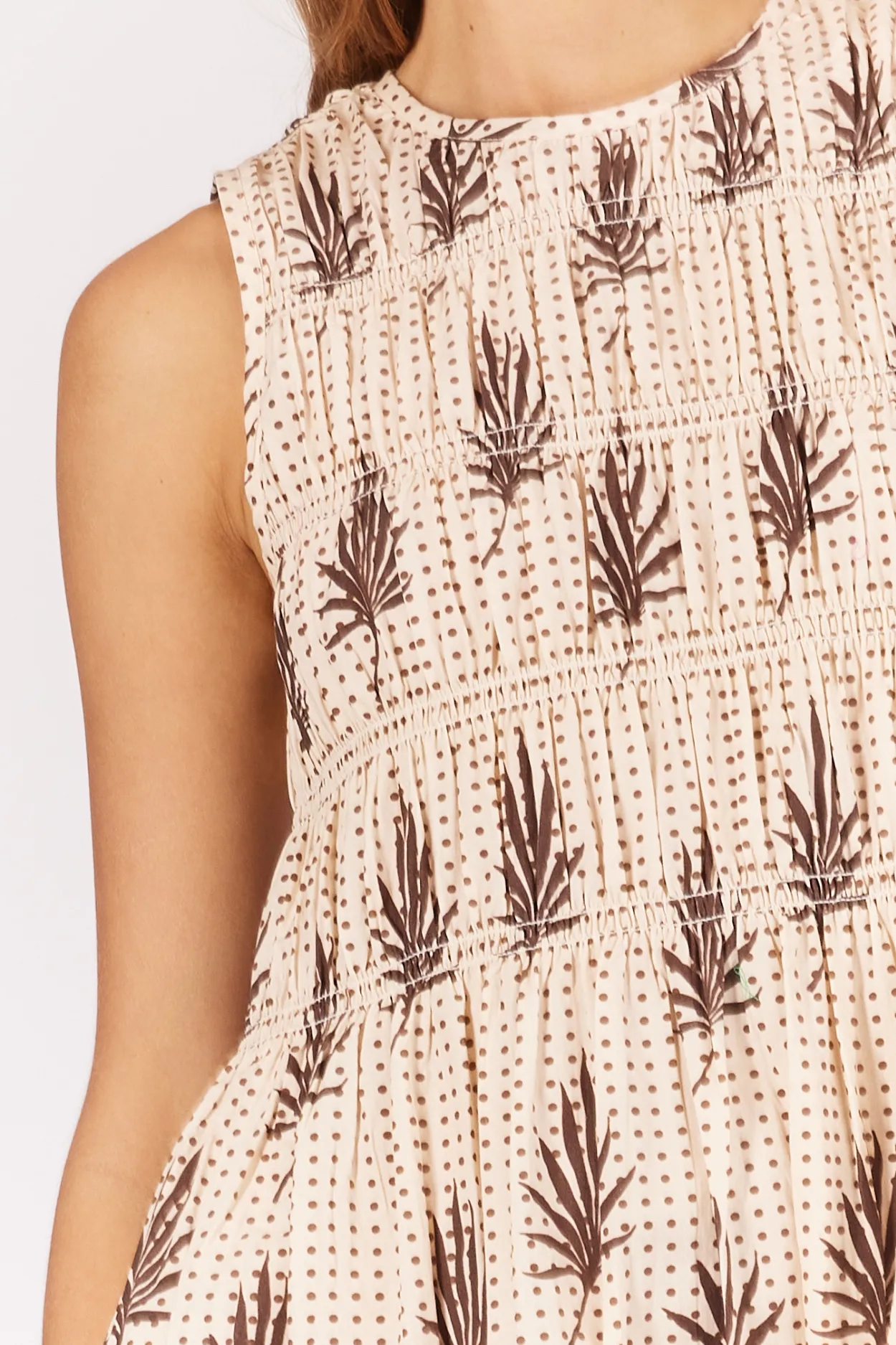 Savane Dress Palma Creme