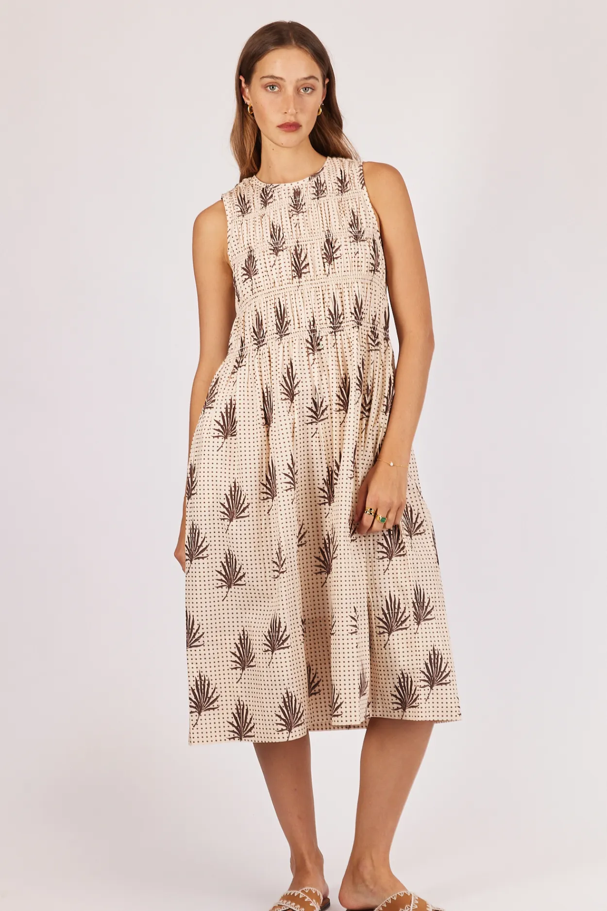 Savane Dress Palma Creme