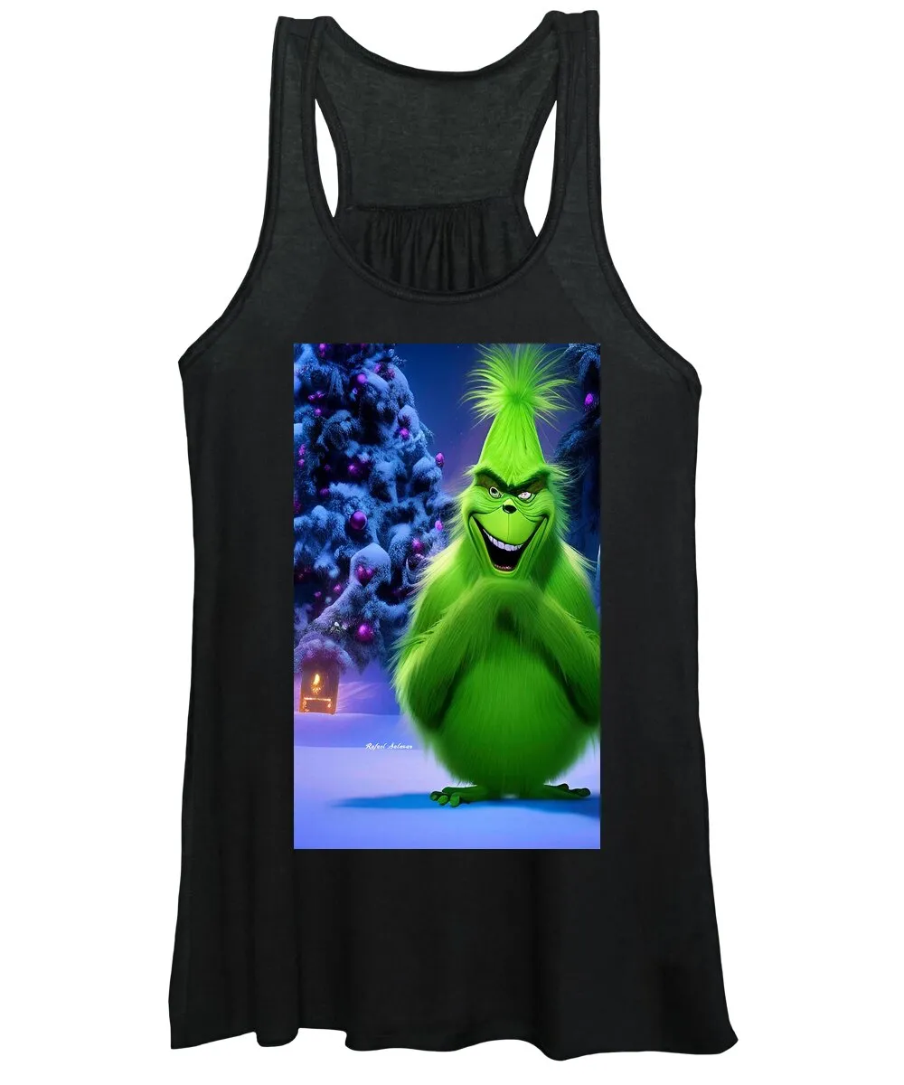 Scheming Grinch in Holiday Bliss - Women's Tank Top