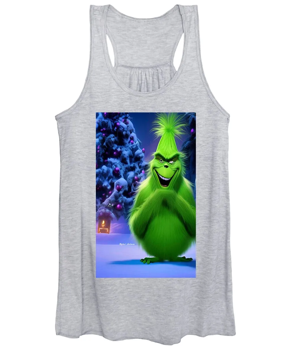 Scheming Grinch in Holiday Bliss - Women's Tank Top