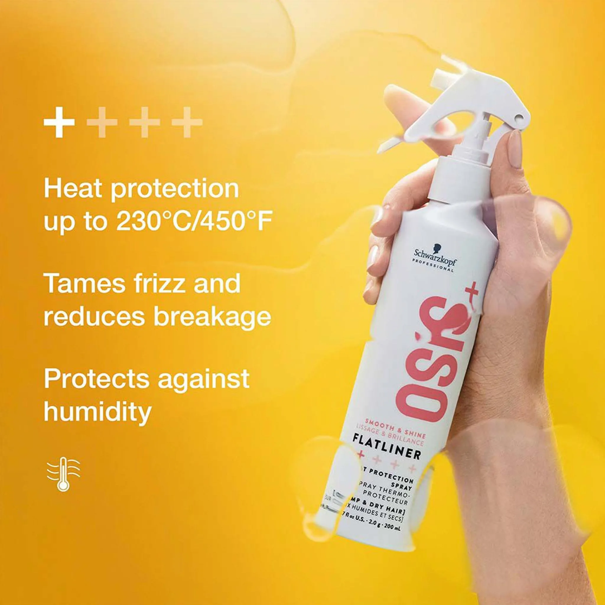 Schwarzkopf OSiS  Flatliner Heat Protection Spray 200ml