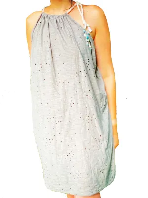 Seashell Charm Halter Cover-Up
