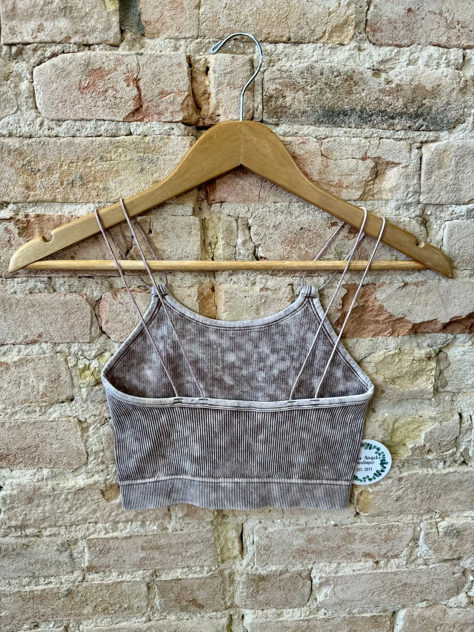 See You Tonight Mocha Strap Tank
