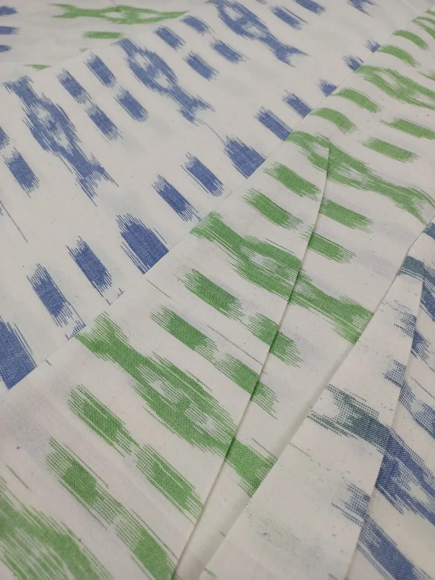 Semi Handloom Pure Cotton Fabric