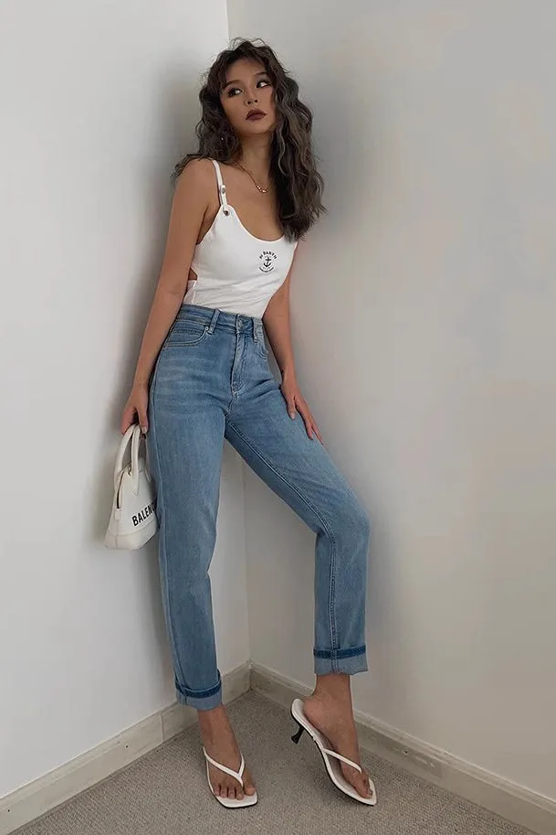 Sexy Spaghetti Straps Fitted Tank Tops