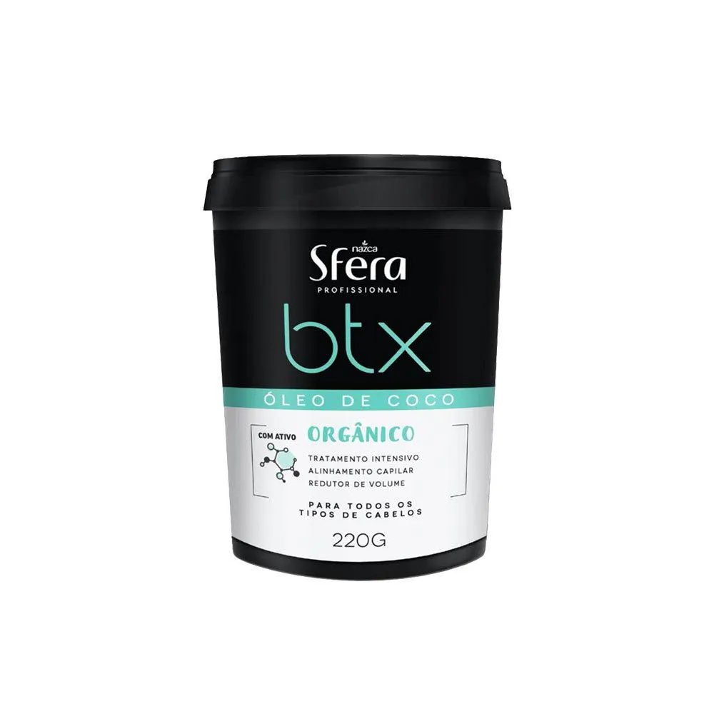 Sfera Organic Deep Hair Mask Volume Reducer Hair Smoothing Coconut Oil Cream 220g - Nazca