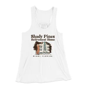 Shady Pines Retirement Home Women's Flowey Racerback Tank Top