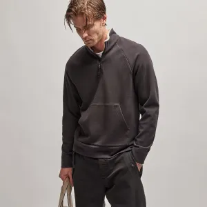 Sherpa Lined Scuba Half Zip - Magma