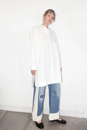 Shirt Dress in White