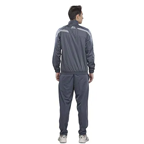 Shiv Naresh 445A-DGLGW-XL Polyester Tracksuit, Adult X-Large (Dark Grey/Light Grey/White)