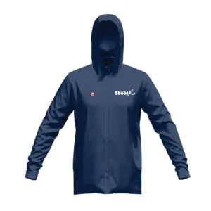 Shoot Football SlimFit HP Tech Stretch Zip Hoodie Navy