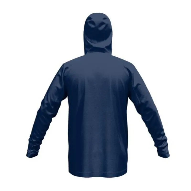 Shoot Football SlimFit HP Tech Stretch Zip Hoodie Navy