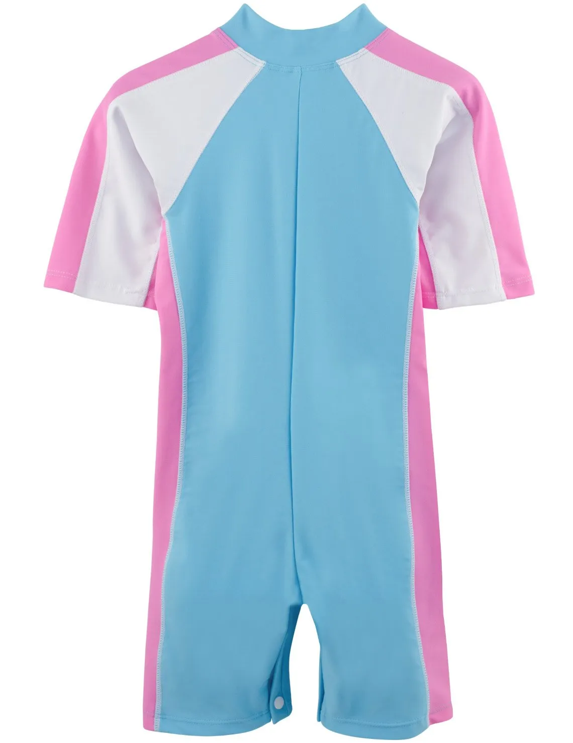 Short Sleeve One-Piece Swimsuit - Mallow
