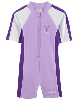 Short Sleeve One-Piece Swimsuit - Mimosa