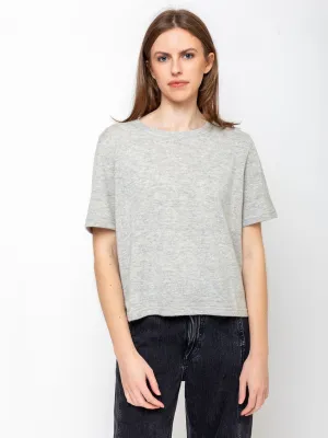 Short Sleeve Sweater - Powder