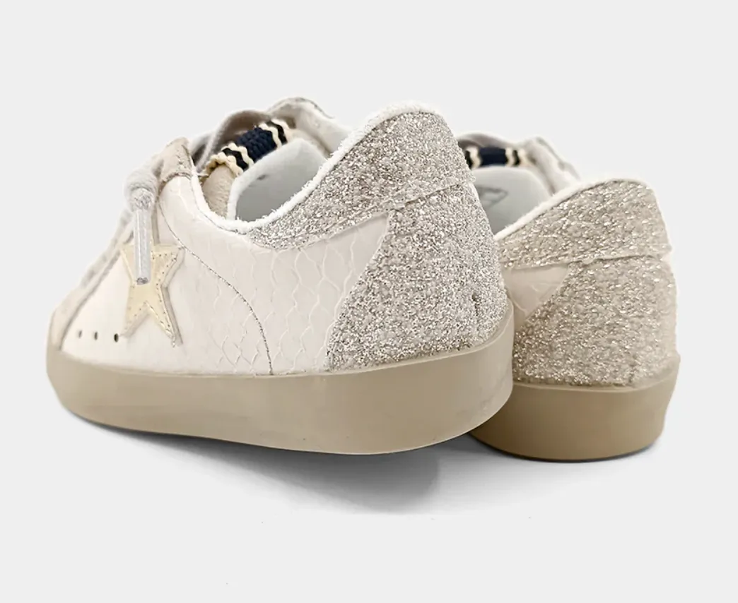 Shu Shop Paula Bone Snake Sneakers