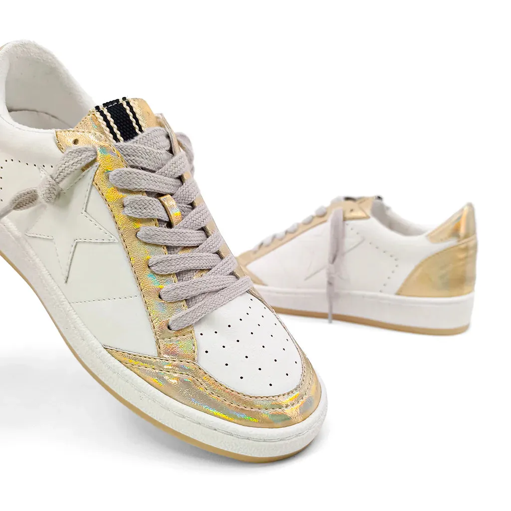 ShuShop Paz Sneakers • Iridescent Gold