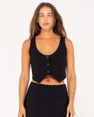 Sicily Cropped Vest
