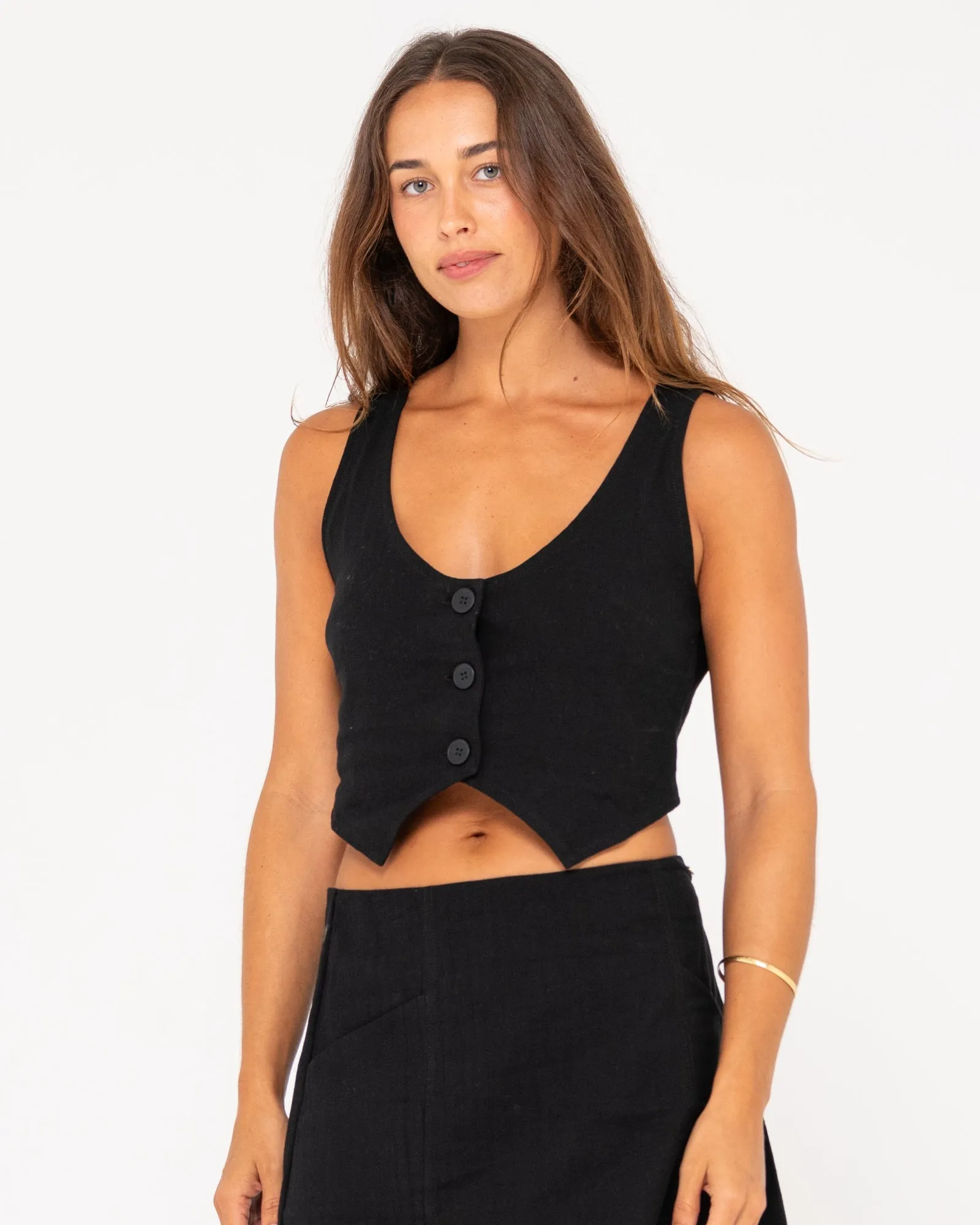 Sicily Cropped Vest