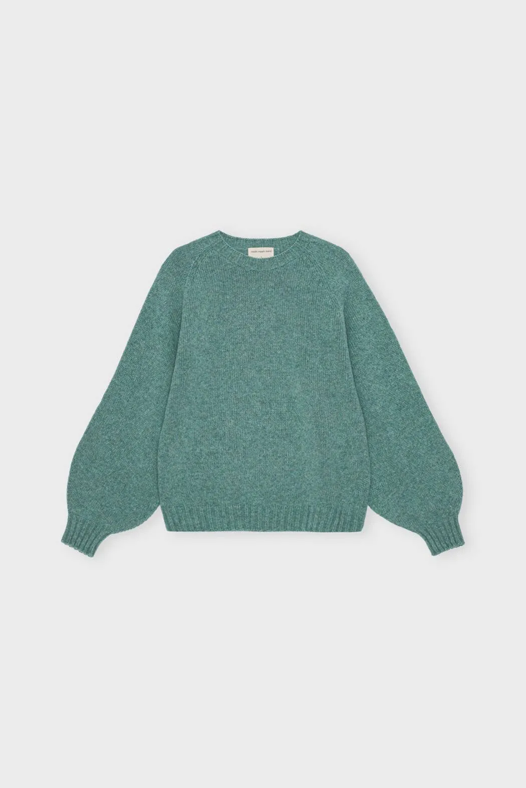 Sienna Knit Recycled Wool | Green Melange
