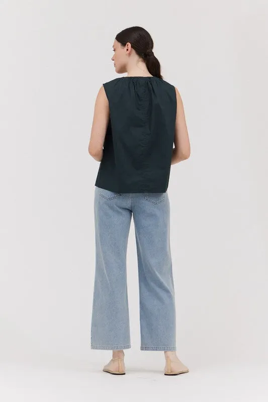 SLEEVELESS COTTON TOP 41922