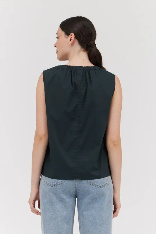 SLEEVELESS COTTON TOP 41922