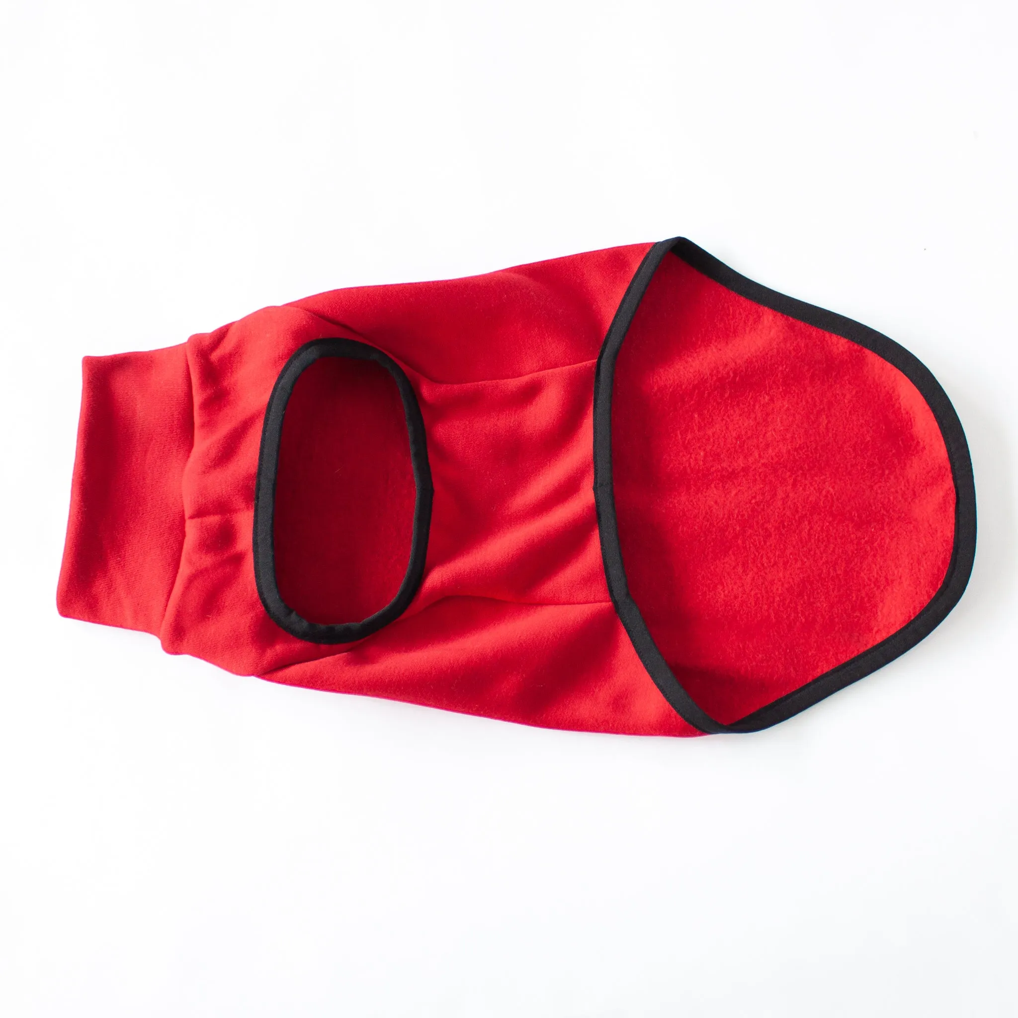Sleeveless Dog Sweater - Red