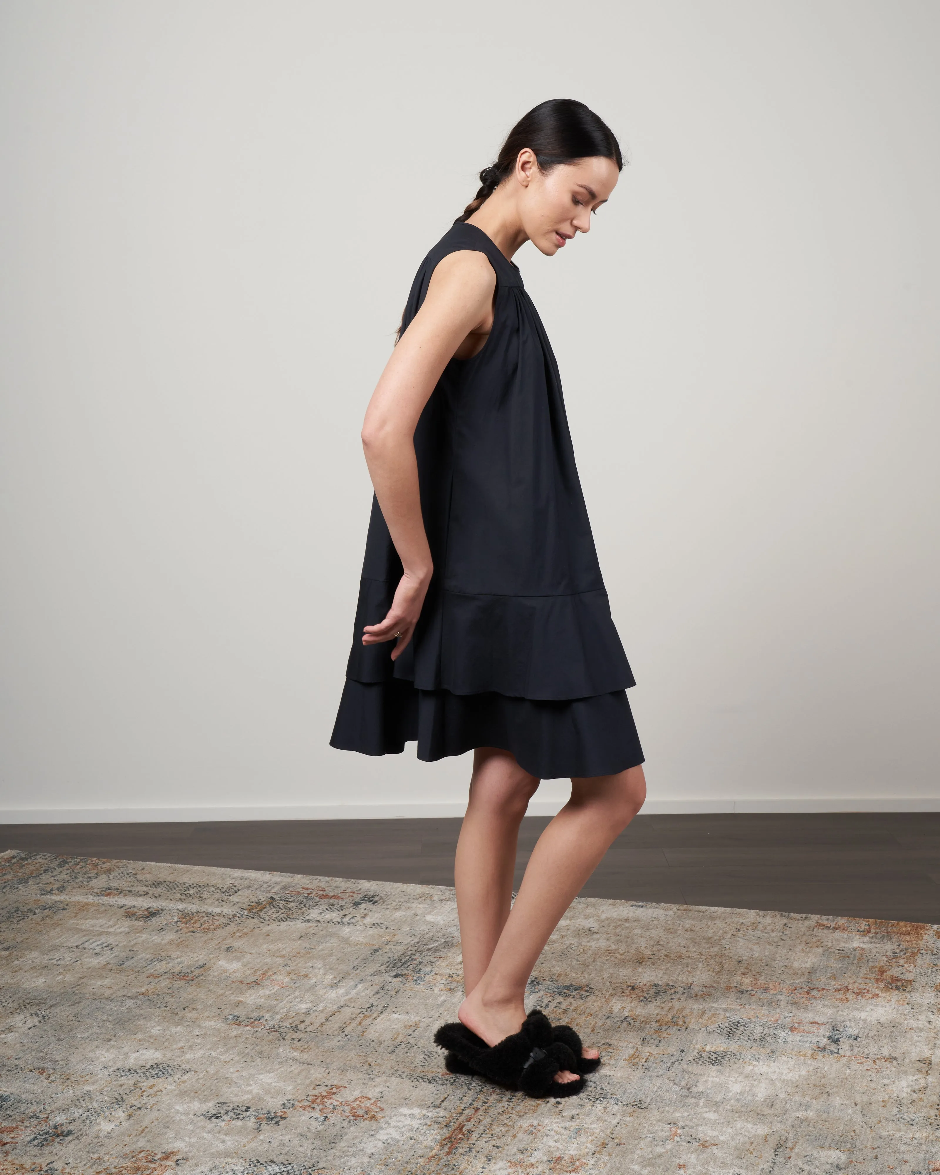 sleeveless dress - marine