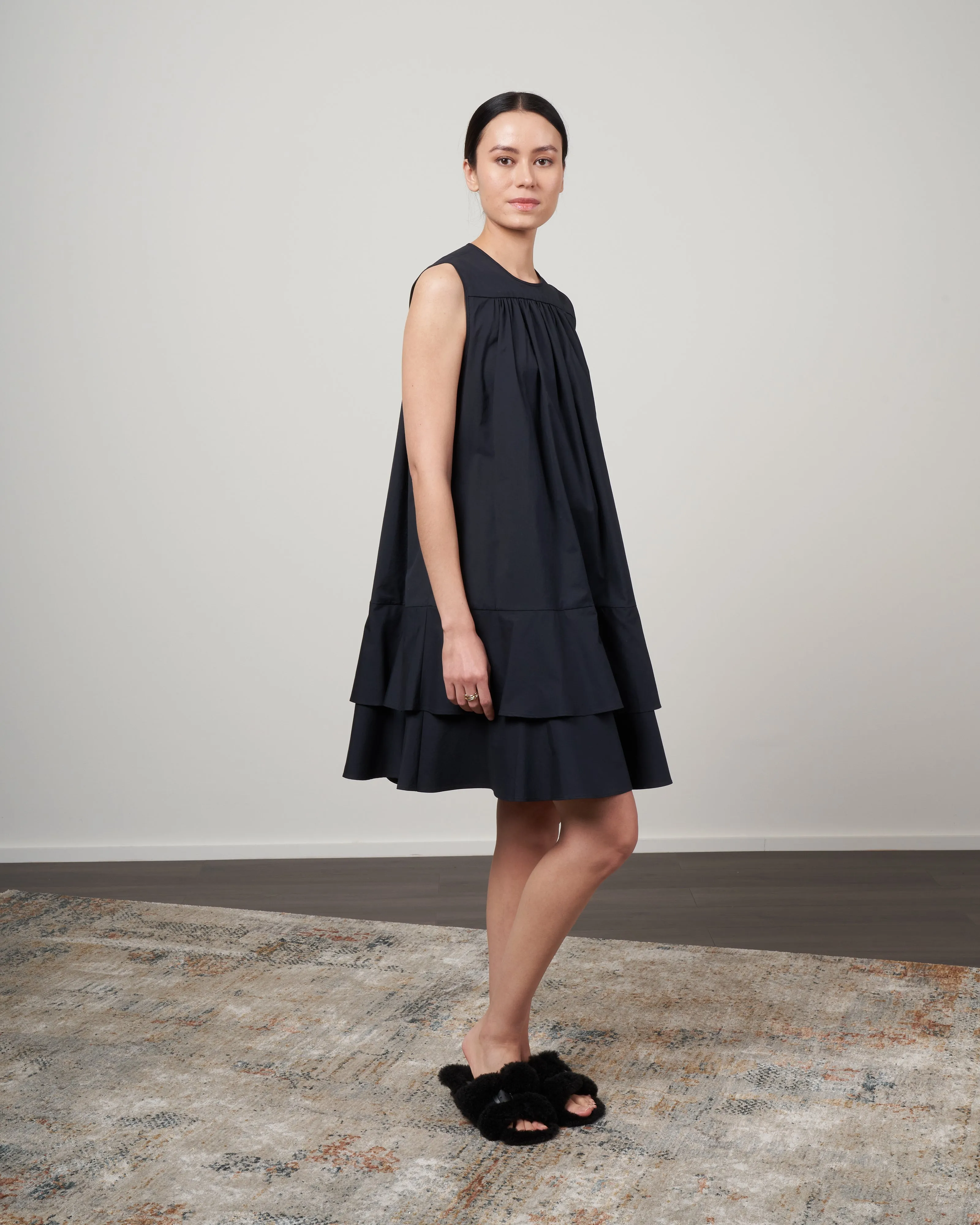 sleeveless dress - marine