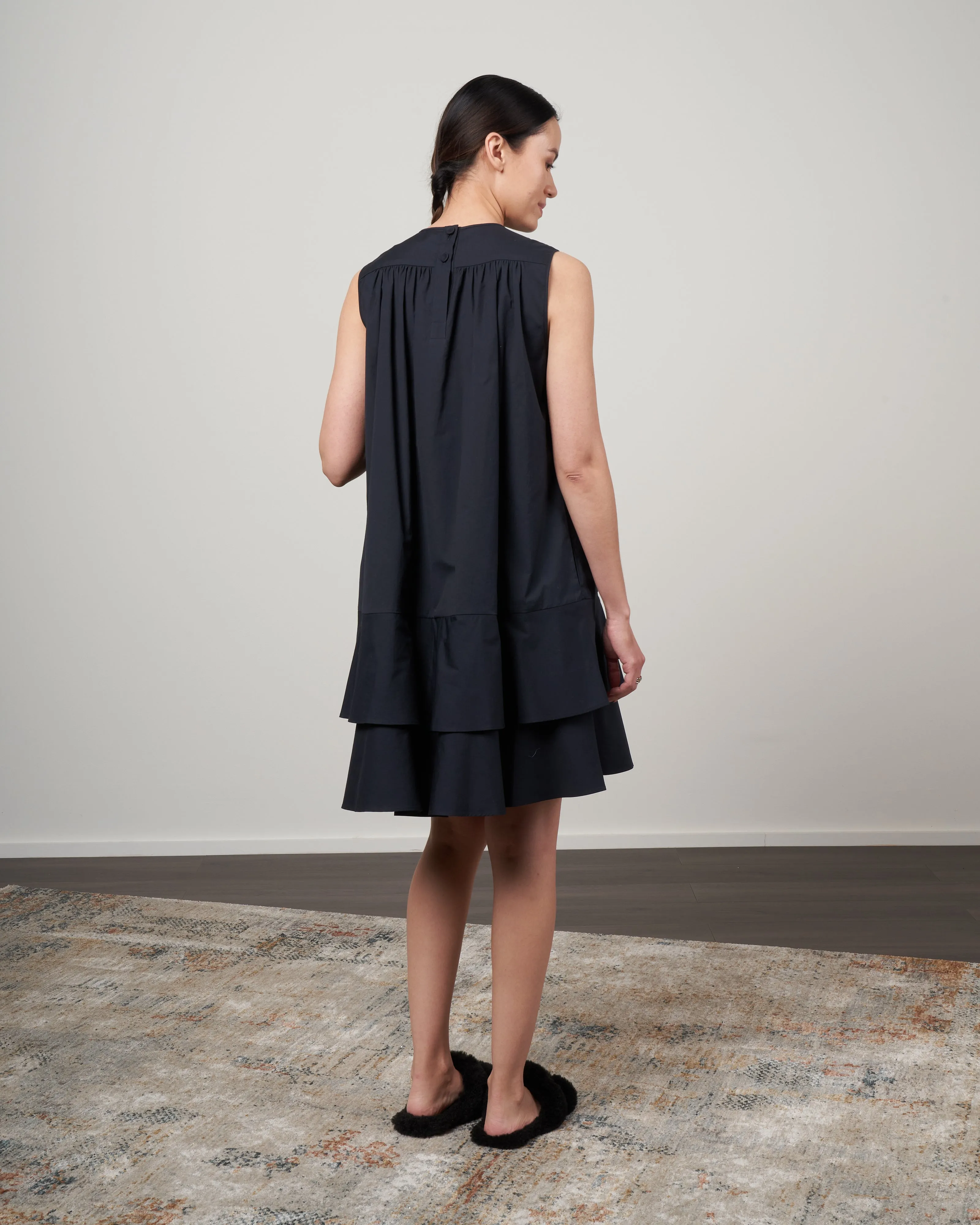sleeveless dress - marine