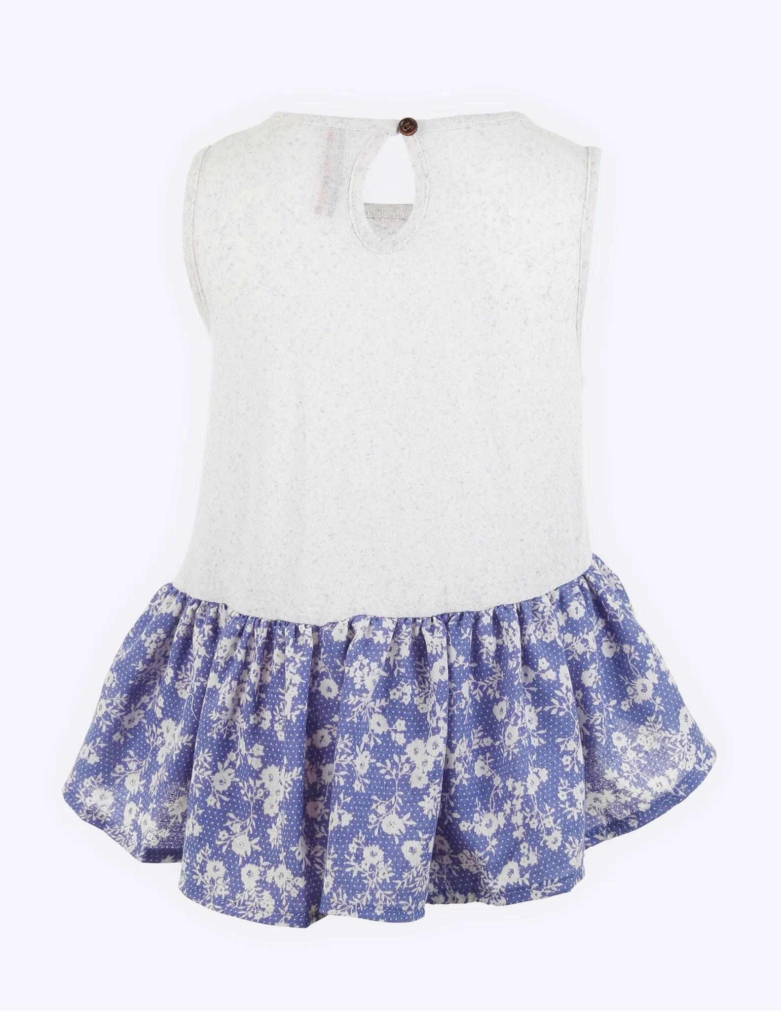 Sleeveless Floral Dress