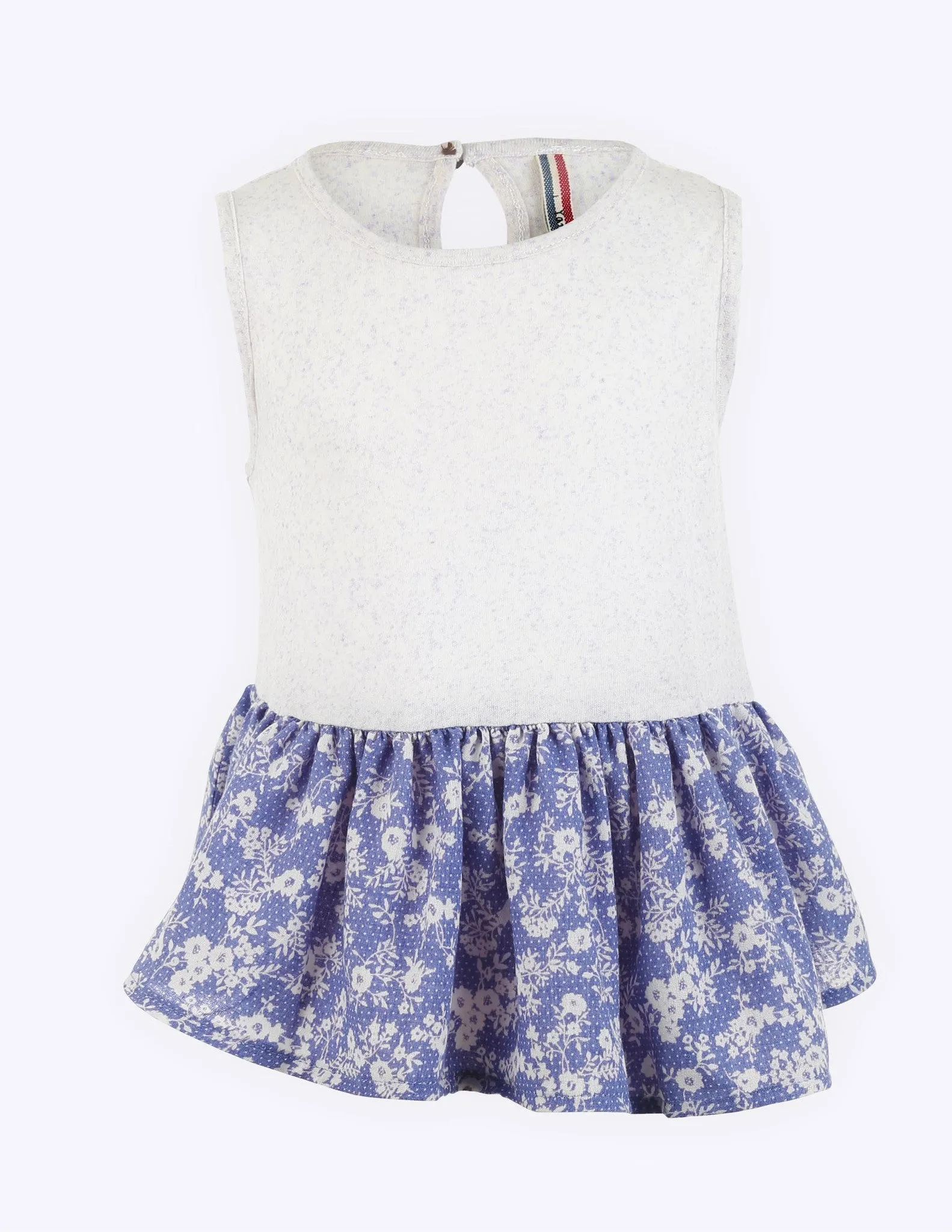Sleeveless Floral Dress