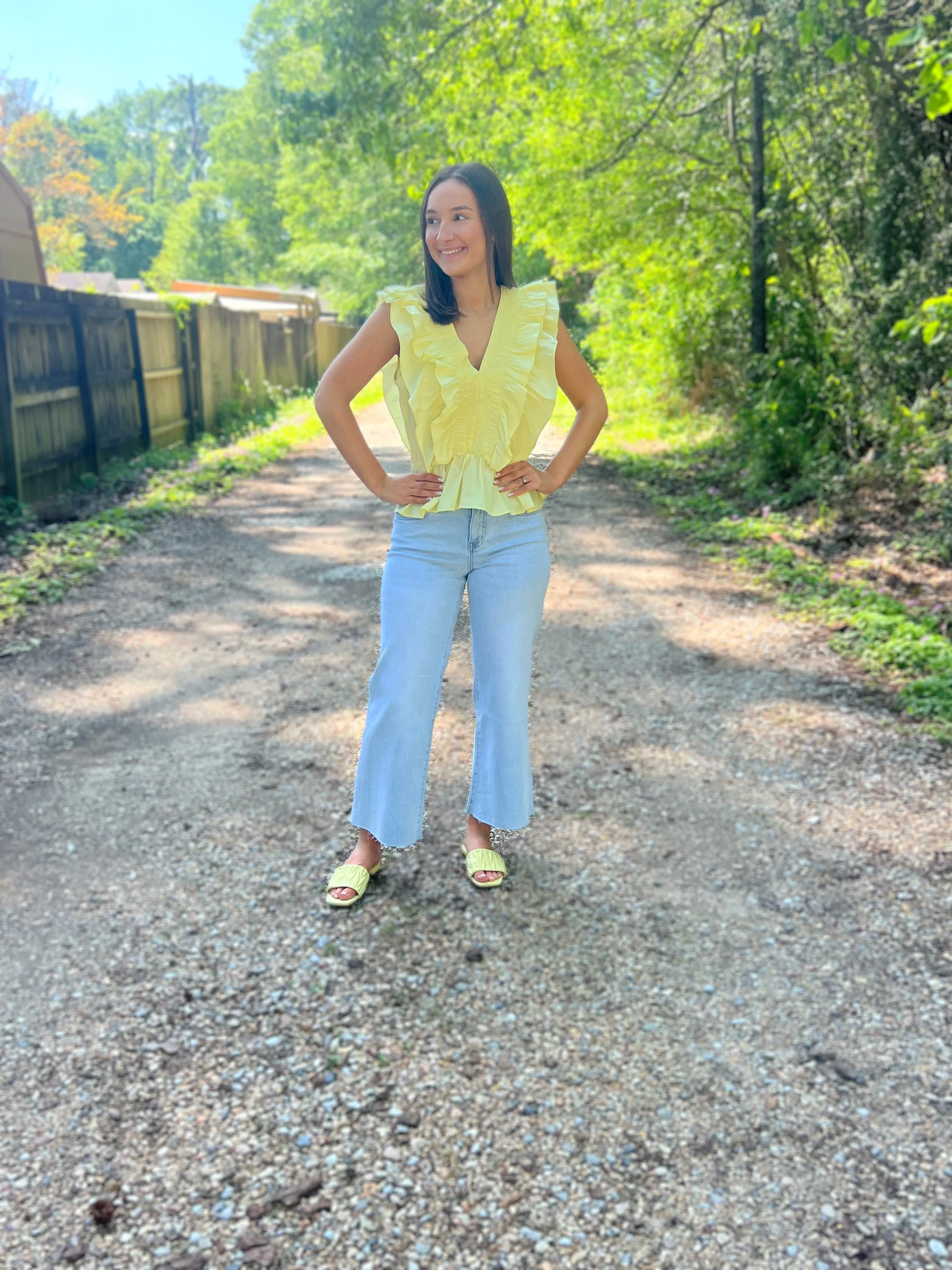 Smocked in Sunshine Top